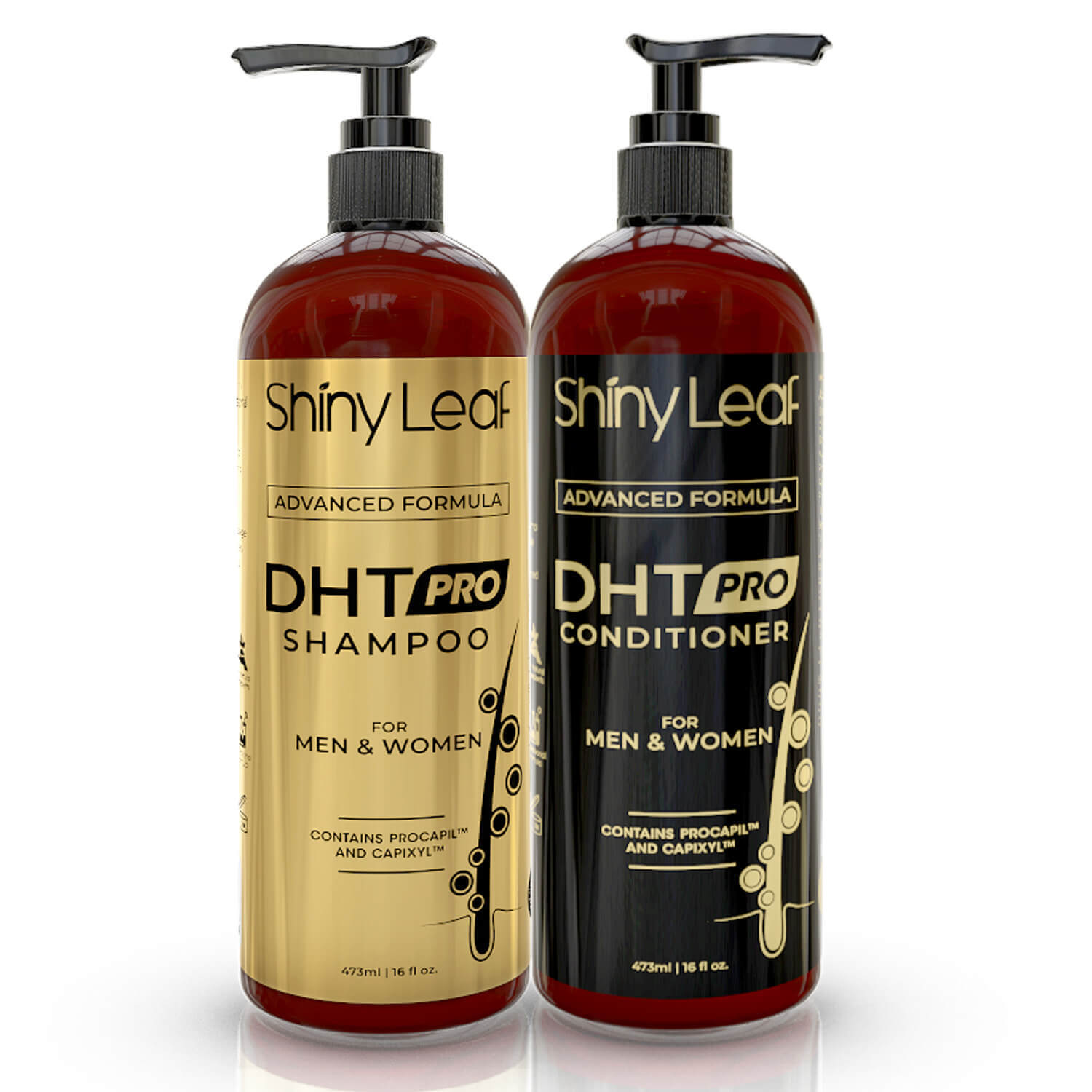 DHT Pro Shampoo & Conditioner Duo - Shiny Leaf