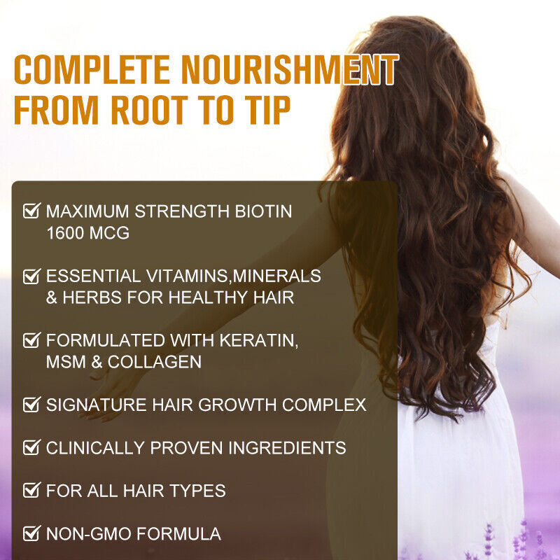 DHT Blocker Hair Growth Vitamins Capsules