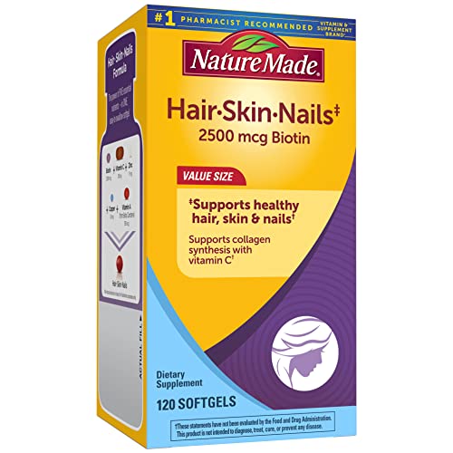 Nature Made Biotin for Healthy Hair, Skin, Nails