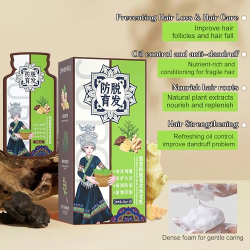 Ginger Hair Shampoo for Stronger, Thicker Hair