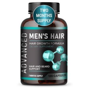 Men's Hair Growth Supplements - 120 Anti-Hair Loss Pills