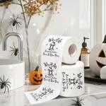 Halloween Toilet Paper with Funny Jack Skellington Design