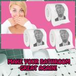 Funny Presidential Toilet Paper Gag Gift Roll