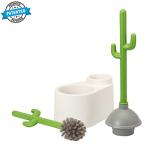 Cactus Toilet Plunger and Brush Set