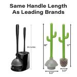 Cactus Toilet Plunger and Brush Set