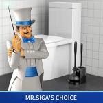MR.SIGA Toilet Plunger and Bowl Brush Set