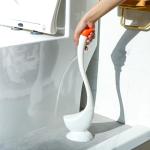 Cute Swan Toilet Brush and Holder Set