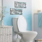 Funny Bathroom Signs for Rustic Wall Decor