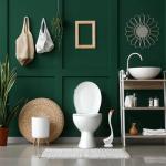 Cute Swan Toilet Brush and Holder Set