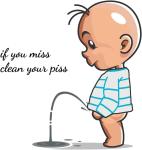 Funny Toilet Sticker for Seat and Tank Decor