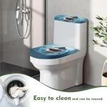 3D Shark Toilet Lid Cover Set of 2