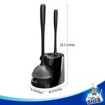 MR.SIGA Toilet Plunger and Bowl Brush Set