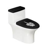 Kathyboom Skeleton Toilet Lid Cover - Water Resistant