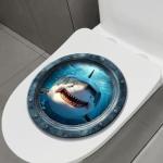 Funny Animal Toilet Seat Cover - Shark Design