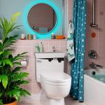 Funny 3D Toilet Monster Removable Wall Decal