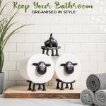 Funny Sheep Toilet Roll Holder Set of 3