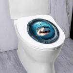 Funny Animal Toilet Seat Cover - Shark Design