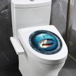 Funny Animal Toilet Seat Cover - Shark Design