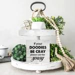 Rustic Funny Bathroom Wood Sign for Decor