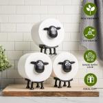 Funny Sheep Toilet Roll Holder Set of 3
