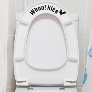 Funny Cock Toilet Stickers for Restroom Decor