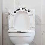 Funny Cock Toilet Stickers for Restroom Decor