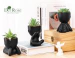 3pcs Artificial Succulents for Bathroom Decor
