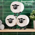 Funny Sheep Toilet Roll Holder Set of 3