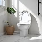 Funny Cock Toilet Stickers for Restroom Decor