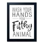 Funny Bathroom Quotes Wall Art for Kids