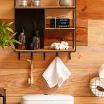 Funny Wooden Mini Books for Farmhouse Bathroom Decor