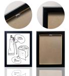 Funny Black and White Bathroom Quote Canvas Art