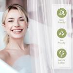 Clear Waterproof Shower Curtain Liner with Magnets