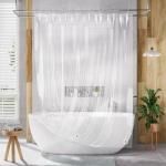 Clear Waterproof Shower Curtain Liner with Magnets