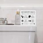 Funny Wooden Bathroom Sign - Rustic Home Decor