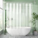 Clear Waterproof Shower Curtain Liner with Magnets