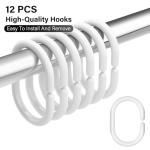 Cute Ocean Beach Shower Curtain, Waterproof 72x72 Inches