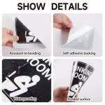 Funny Bathroom Door Sign with Humorous Quotes