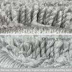 Funny Gray U-Shaped Toilet Rug with Non-Slip Design