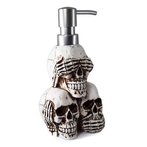 Halloween Skull Soap Dispenser Set for Decor