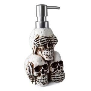 Halloween Skull Soap Dispenser Set for Decor