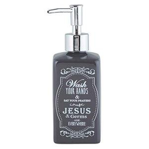 Inspirational Jesus and Germs Soap Dispenser