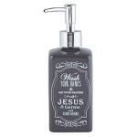 Inspirational Jesus and Germs Soap Dispenser