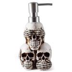 Halloween Skull Soap Dispenser Set for Decor