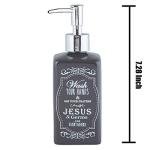 Inspirational Jesus and Germs Soap Dispenser