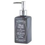 Inspirational Jesus and Germs Soap Dispenser