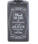 Inspirational Jesus and Germs Soap Dispenser