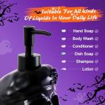 Skull Soap Dispenser - Spooky Gothic Design
