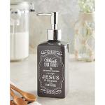 Inspirational Jesus and Germs Soap Dispenser