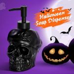 Skull Soap Dispenser - Spooky Gothic Design